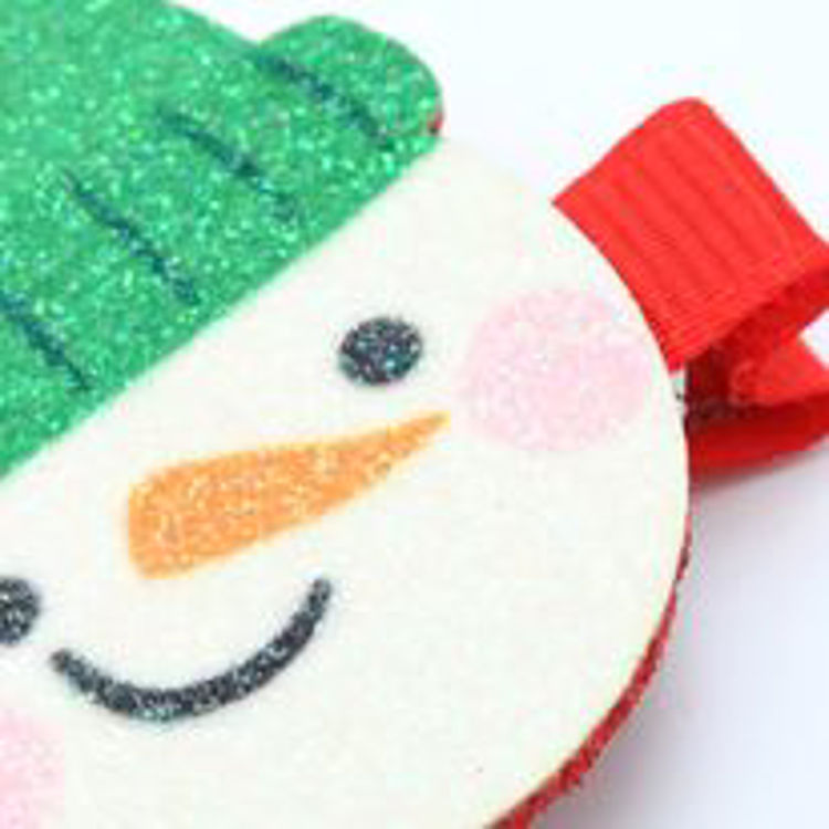 Picture of 86066 ASSORTED CHRISTMAS HAIR CLIPS 3.5CM